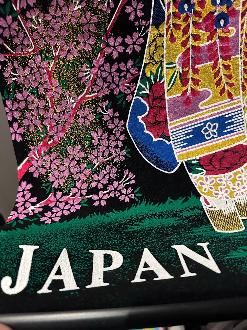 Japan Wall Hanging Tapestry Scroll- Multicolor Purchased in Japan